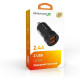 Зарядний пристрій Grand-X 1xUSB 2.4A car adapter black (CH-20B)