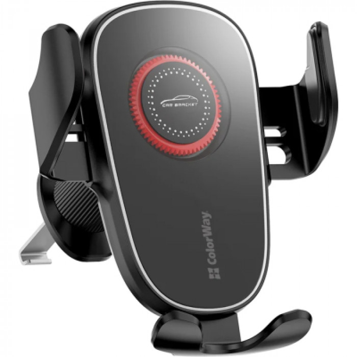 Універсальний автотримач ColorWay ClampSnap Holder Black (CW-CHMH19-BK)