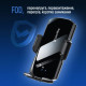 Універсальний автотримач ColorWay FlameGrip, автозажим, Wireless Charger 15W Black (CW-CHAW070Q-BK)