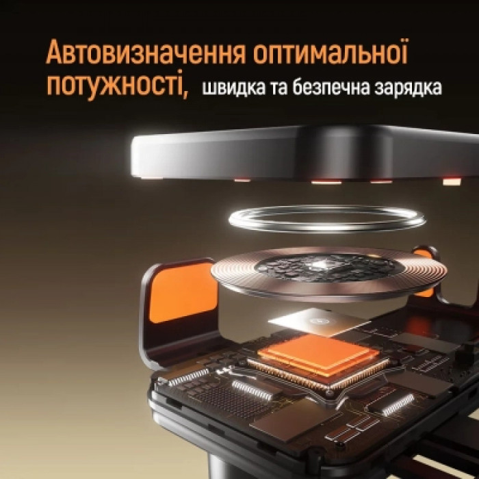 Універсальний автотримач ColorWay Ultra-mini. автозажим, Wireless Charger 15W Black (CW-CHAW069Q-BK)
