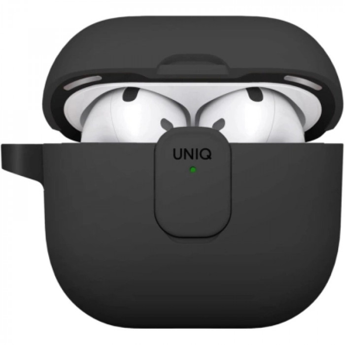 Чохол для навушників Uniq Clyde для AirPods 4 Lock Case Black (8886463693193)