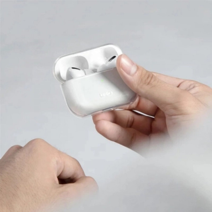 Чохол для навушників Uniq Glase AirPods Pro 2 gen Glossy Clear (8886463683583)