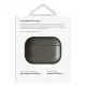 Чохол для навушників Uniq Glase AirPods Pro 2 gen Glossy Smoke (8886463683590)
