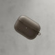 Чохол для навушників Uniq Glase AirPods Pro 2 gen Glossy Smoke (8886463683590)