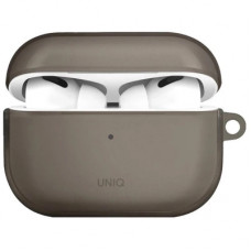 Чохол для навушників Uniq Glase AirPods Pro 2 gen Glossy Smoke (8886463683590)