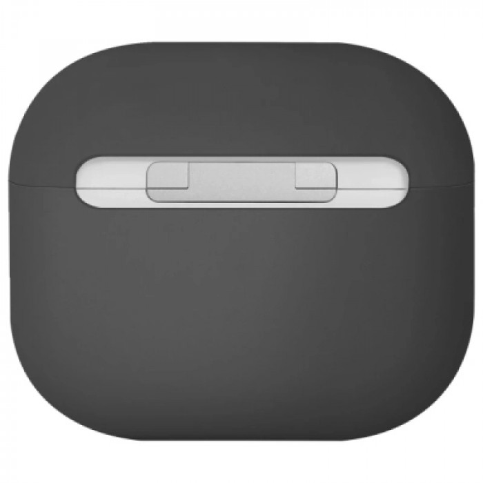 Чохол для навушників Uniq Lino AirPods 4 Silicone Ash Grey (8886463691373)