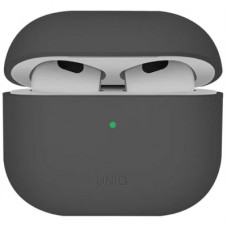 Чохол для навушників Uniq Lino AirPods 4 Silicone Ash Grey (8886463691373)