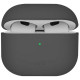 Чохол для навушників Uniq Lino AirPods 4 Silicone Ash Grey (8886463691373)