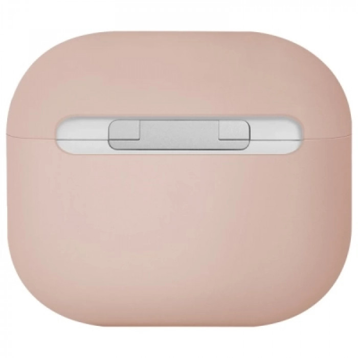 Чохол для навушників Uniq Lino AirPods 4 Silicone Pink Blush (8886463691380)