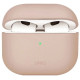 Чохол для навушників Uniq Lino AirPods 4 Silicone Pink Blush (8886463691380)