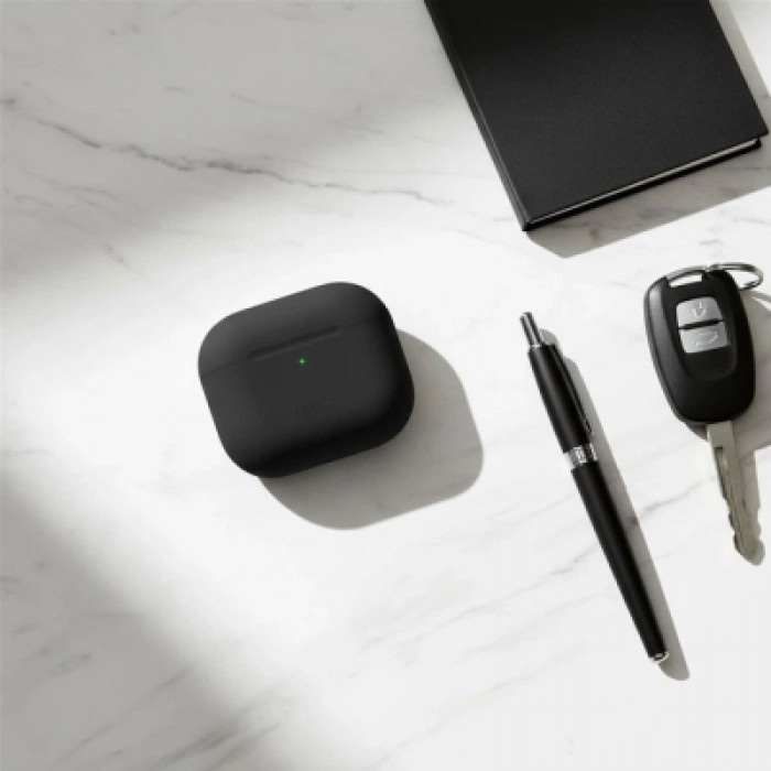 Чохол для навушників Uniq Lino AirPods Pro 2 gen Silicone Ash Grey (8886463683521)