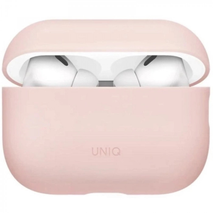 Чохол для навушників Uniq Lino для AirPods Pro 3 gen Silicone Pink (8886463696873)