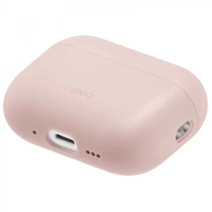 Чохол для навушників Uniq Lino для AirPods Pro 3 gen Silicone Pink (8886463696873)