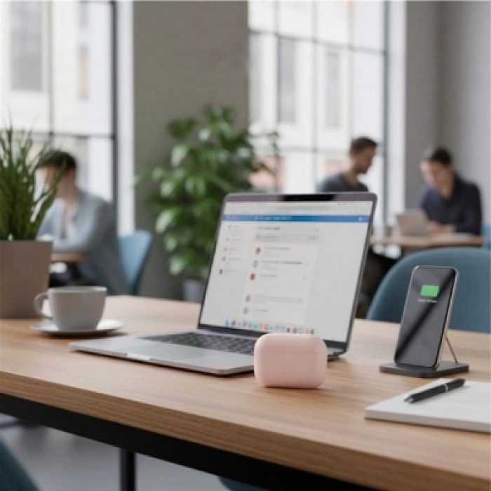 Чохол для навушників Uniq Lino для AirPods Pro 3 gen Silicone Pink (8886463696873)