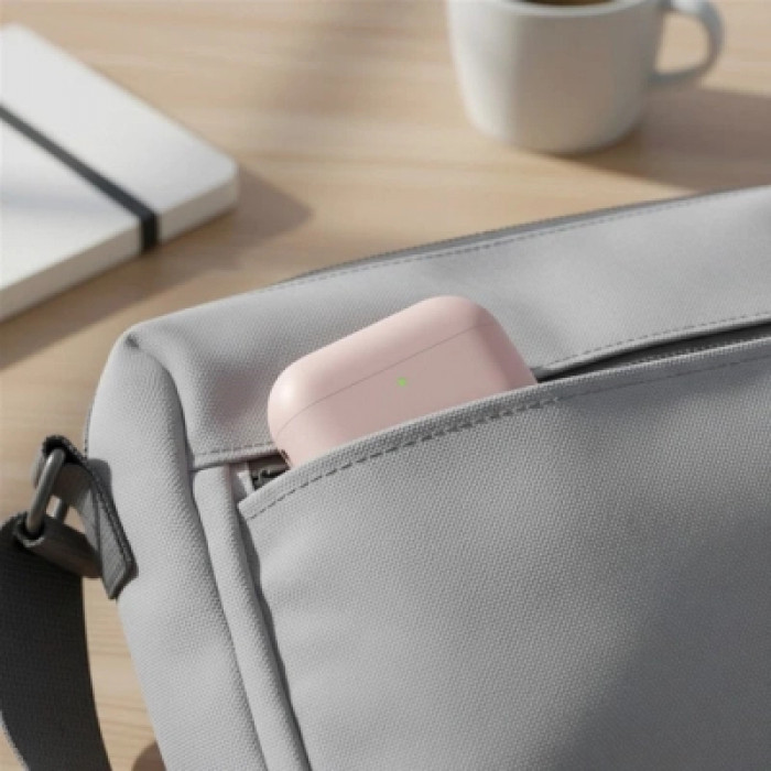 Чохол для навушників Uniq Lino для AirPods Pro 3 gen Silicone Pink (8886463696873)