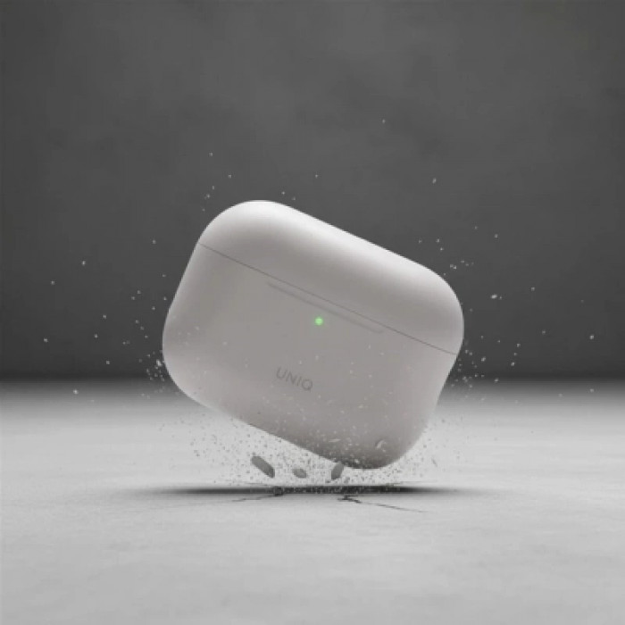 Чохол для навушників Uniq Lino для AirPods Pro 3 gen Silicone Grey (8886463696866)
