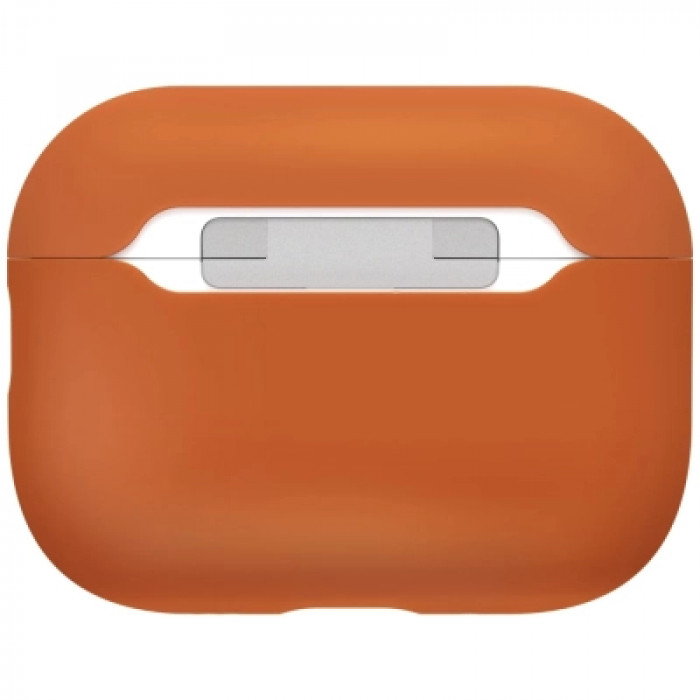 Чохол для навушників Uniq Lino для AirPods Pro 3 gen Silicone Orange (8886463696903)