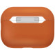 Чохол для навушників Uniq Lino для AirPods Pro 3 gen Silicone Orange (8886463696903)
