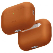 Чохол для навушників Uniq Lino для AirPods Pro 3 gen Silicone Orange (8886463696903)