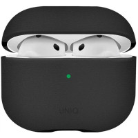 Чохол для навушників Uniq Lyden DS AirPods 4 Dallas Black (8886463691328)