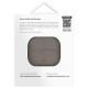 Чохол для навушників Uniq Lyden DS AirPods 4 Flint Grey (8886463691335)