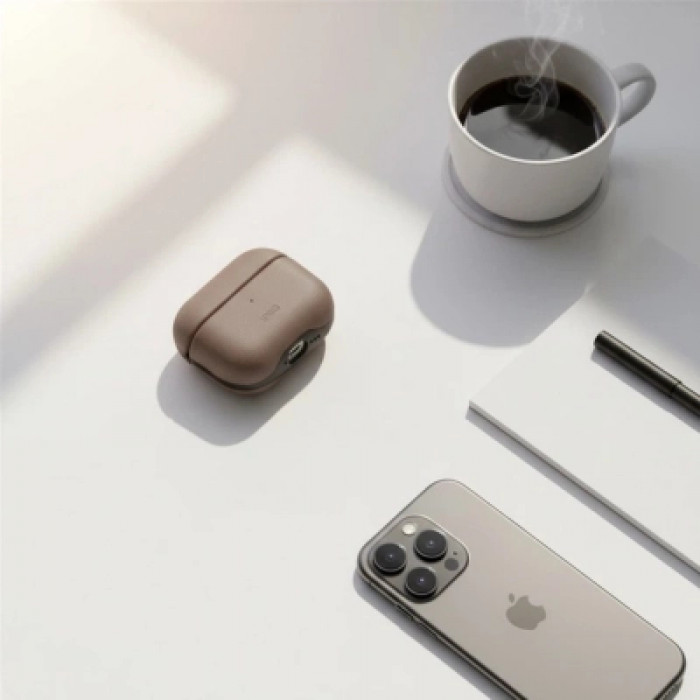 Чохол для навушників Uniq Lyden DS AirPods 4 Flint Grey (8886463691335)