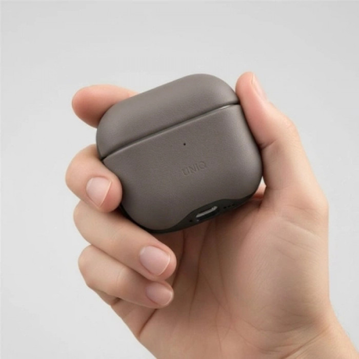 Чохол для навушників Uniq Lyden DS AirPods 4 Flint Grey (8886463691335)