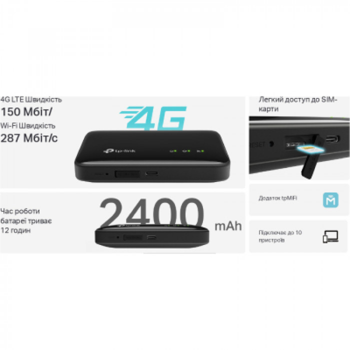 Мобильный Wi-Fi роутер TP-Link M7005