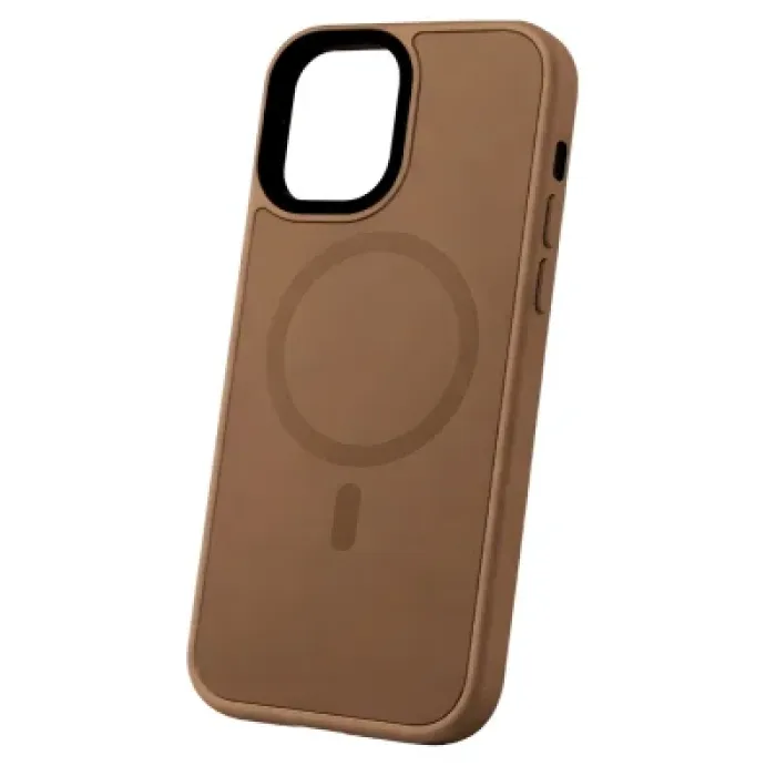 Чохол до мобільного телефона BeCover FIBRA ArcLine MagSafe Apple iPhone 17 Brown (715373)