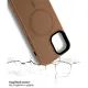 Чохол до мобільного телефона BeCover FIBRA ArcLine MagSafe Apple iPhone 17 Brown (715373)