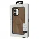 Чохол до мобільного телефона BeCover FIBRA ArcLine MagSafe Apple iPhone 17 Brown (715373)
