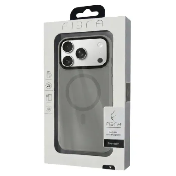 Чохол до мобільного телефона BeCover FIBRA ArcLine MagSafe Apple iPhone 17 Pro Max Gray (715389)