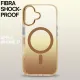 Чохол до мобільного телефона BeCover FIBRA Shock-Proof MagSafe Apple iPhone 17 Gold (715444)
