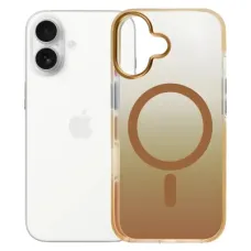 Чохол до мобільного телефона BeCover FIBRA Shock-Proof MagSafe Apple iPhone 17 Gold (715444)