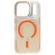 Чохол до мобільного телефона BeCover FIBRA Star Shine MagSafe Apple iPhone 17 Pro Max Orange (715436)
