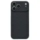 Чохол до мобільного телефона BeCover FIBRA Carbonite MagSafe Apple iPhone 17 Pro Max Black (715410)