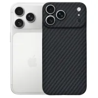 Чохол до мобільного телефона BeCover FIBRA Carbonite MagSafe Apple iPhone 17 Pro Max Black (715410)