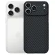 Чохол до мобільного телефона BeCover FIBRA Carbonite MagSafe Apple iPhone 17 Pro Max Black (715410)