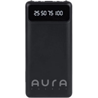 Батарея универсальная AURA NRG10 10000 mAh Black (PBANRG10B)