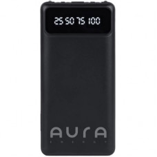 Батарея універсальна AURA NRG10 10000 mAh Black (PBANRG10B)