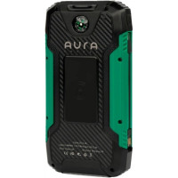Батарея універсальна AURA NRG-30SE ARM SOLAR 30000mAh Wireless charging Green (PBANRG30SEG)