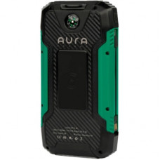 Батарея універсальна AURA NRG-30SE ARM SOLAR 30000mAh Wireless charging Green (PBANRG30SEG)
