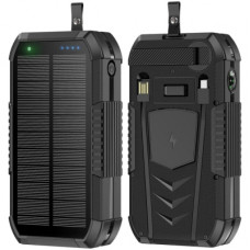 Батарея універсальна AURA NRG-40SE ARM SOLAR 40000mAh Wireless Dynamo charging Black (PBANRG40SEB)