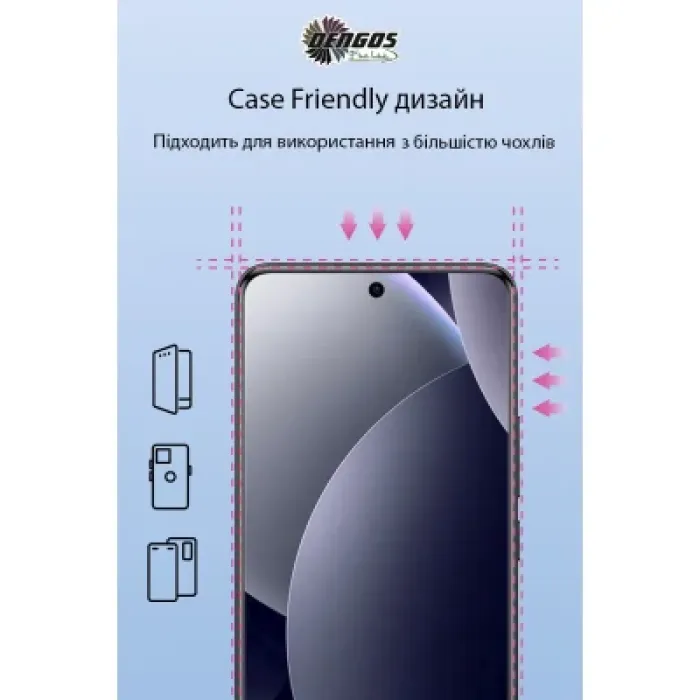 Скло захисне Dengos Full Glue Xiaomi Redmi Note 15 Pro 4G Black (TGFG-445)