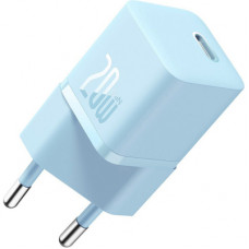 Зарядний пристрій Baseus USB-C PD20W GaN blue (CCGN050103)