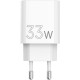 Зарядний пристрій Sigma 1xUSB-C PD33W + 1xUSB QC3.0 GaN X-power PS33-01 white (4827798527719)