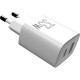 Зарядний пристрій Sigma 1xUSB-C PD33W + 1xUSB QC3.0 GaN X-power PS33-01 white (4827798527719)