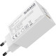 Зарядний пристрій Sigma 2xUSB-C PD65W + 1xUSB QC3.0 GaN X-power PS65-01 white (4827798637715)