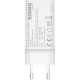 Зарядний пристрій Sigma 2xUSB-C PD65W + 1xUSB QC3.0 GaN X-power PS65-01 white (4827798637715)