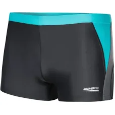 Плавки Aqua Speed Dario 346-32 темно-сірий, бірюзовий XXL (5908217662460)